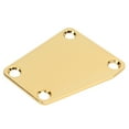 thumbnail image 3 of Electric Guitar Neck Plate, 2 Colors, Pretty Design, Trapezoidal Metal Neck Plate With Replaceable Screw, 3 of 8