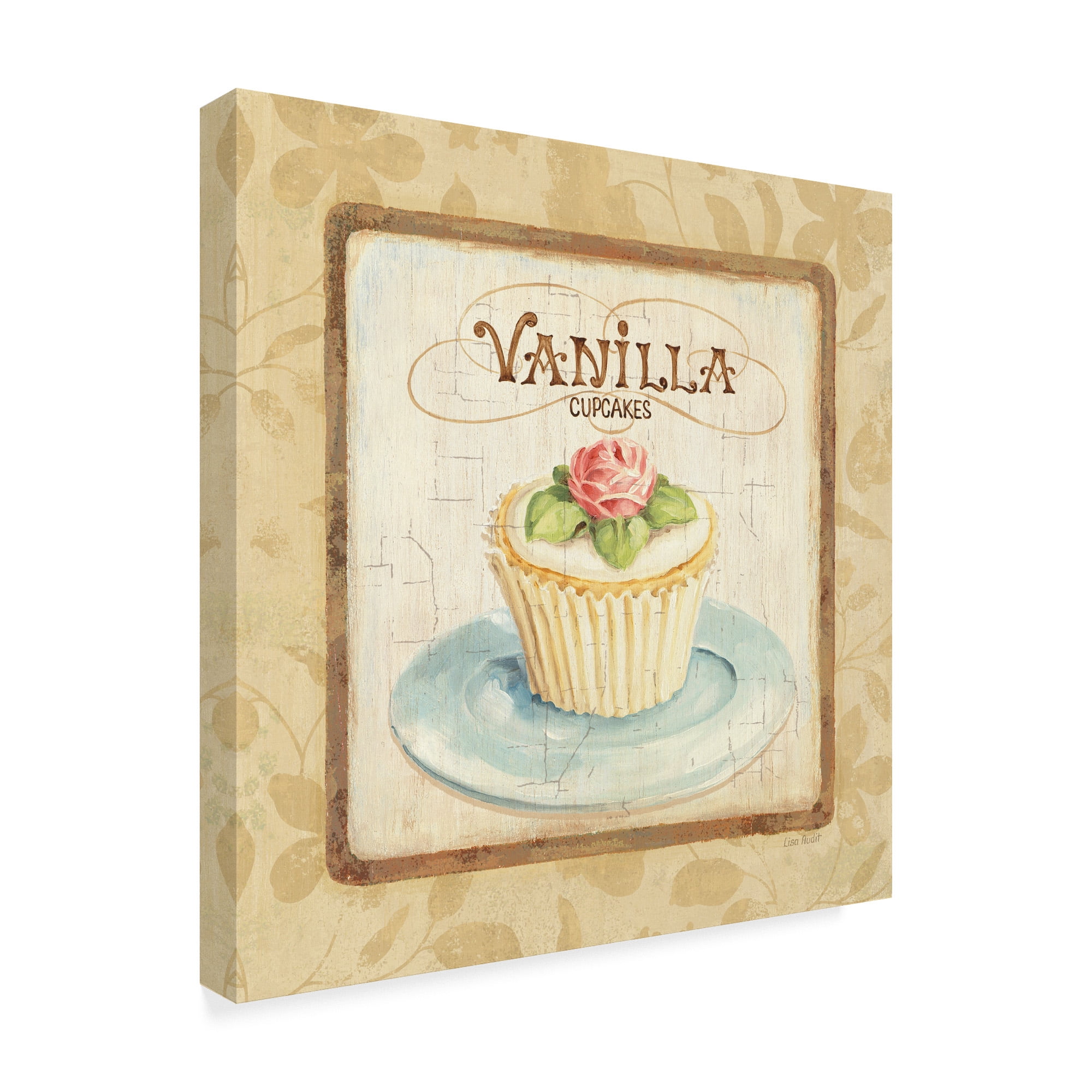 Trademark Fine Art 'Sweet Cupcakes I' Canvas Art by Lisa Audit