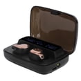 thumbnail image 3 of Auriculares inalámbricos con Bluetooth, miniauriculares deportivos táctiles de doble oreja con pantalla LED Digital de potencia M18, 3 of 5