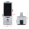 thumbnail image 4 of Mini Chromatic Tuner Pedal Effect LED Display True Bypass for Guitar Bass, 4 of 7