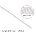 thumbnail image 2 of Unique Bargains Recoil Starter Rope with Handle 0.95 Meter 3ft 3mm Diameter Polyester Pull Cord for 152F 154F Lawn Mower Engine Parts, 2 of 4