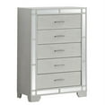 thumbnail image 5 of Glory Furniture 5 Drawer Chest Silver Champagne, 5 of 9