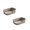 O547 Grey 16.5x11.0x4.7" 2Pack, variant on 2Pcs Extra Large Cat Litter with High Sides Semi Enclosed Pet Toilet for Cats and Dogs Indoor Litter Tray Design Durable Pet Supplies Pet Others Happy 2026!