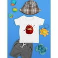 thumbnail image 3 of Hairy Monster Greeting T-Shirt Infant -Image by Shutterstock,  6 Months, 3 of 4