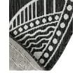 thumbnail image 6 of Unique Loom Outdoor Traditional Collection Area Rug - Deco (7' 10" Round Black and White), 6 of 6