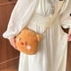 thumbnail image 4 of Bolso Mano Académico para Mujer Muñeco Peluche Oso Mantequilla Maquillaje Kawaii, 4 of 9
