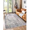 thumbnail image 3 of Unique Loom 3136072 4 x 6 ft. Chateau Wilson Rectangular Rug, Navy Blue, 3 of 10