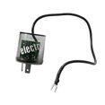 thumbnail image 1 of AMFRNE - Intermitente LED de 2 pines compatible con señal de giro y advertencia de peligro, intermitente hiperflash de 2 clavijas, resistente, 12 V, relé intermitente LED con cable de tierra, intermit, 1 of 4