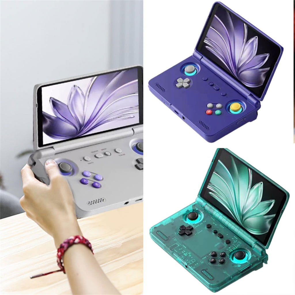 PatungKu Light Weight Handheld Game Player 5.5Inch Clear Snapdragon Processor Nonslip Grip