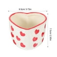 thumbnail image 2 of Valentines Day Gifts for Her Heart Shaped Ceramic Coffee Mug Lovely Ceramic Coffee Mug for Home and Office, 2 of 8