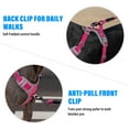 thumbnail image 3 of Plutus Pet No Pull Dog Harness, Release At Neck, Reflective Adjustable Dog Vest Harness, Easy Control Handle for Walking, for Small Medium Large Dogs, Hot Pink, M, 3 of 8