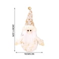 thumbnail image 3 of Light Up Christmas Faceless Gnome Plush White Gold Faceless Gnome Doll Christmas Plush LED Christmas Decor 8.66 Inch Tabletop Ornament for Minimalist Indoor Xmas Home Decor Christmas Gift, 3 of 7