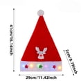 thumbnail image 2 of 2026 Christmas Indoor Home Decor Christmas LED Light Up Santa Hat Elks And Snowman Series, 2 of 4