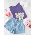 thumbnail image 3 of Cute Elephant W Glasses. T-Shirt Toddler -Image by Shutterstock,  5 Toddler, 3 of 4