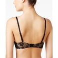 thumbnail image 2 of Women's Maidenform DM9350 Comfort Devotion Spacer Demi Bra (Black/Body Beige 36DD), 2 of 3