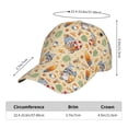 thumbnail image 5 of Kdxio Unisex Happy Summer With Gnome Pattern Baseball Cap Unisex Washed Classic Adjustable Hat, 5 of 5