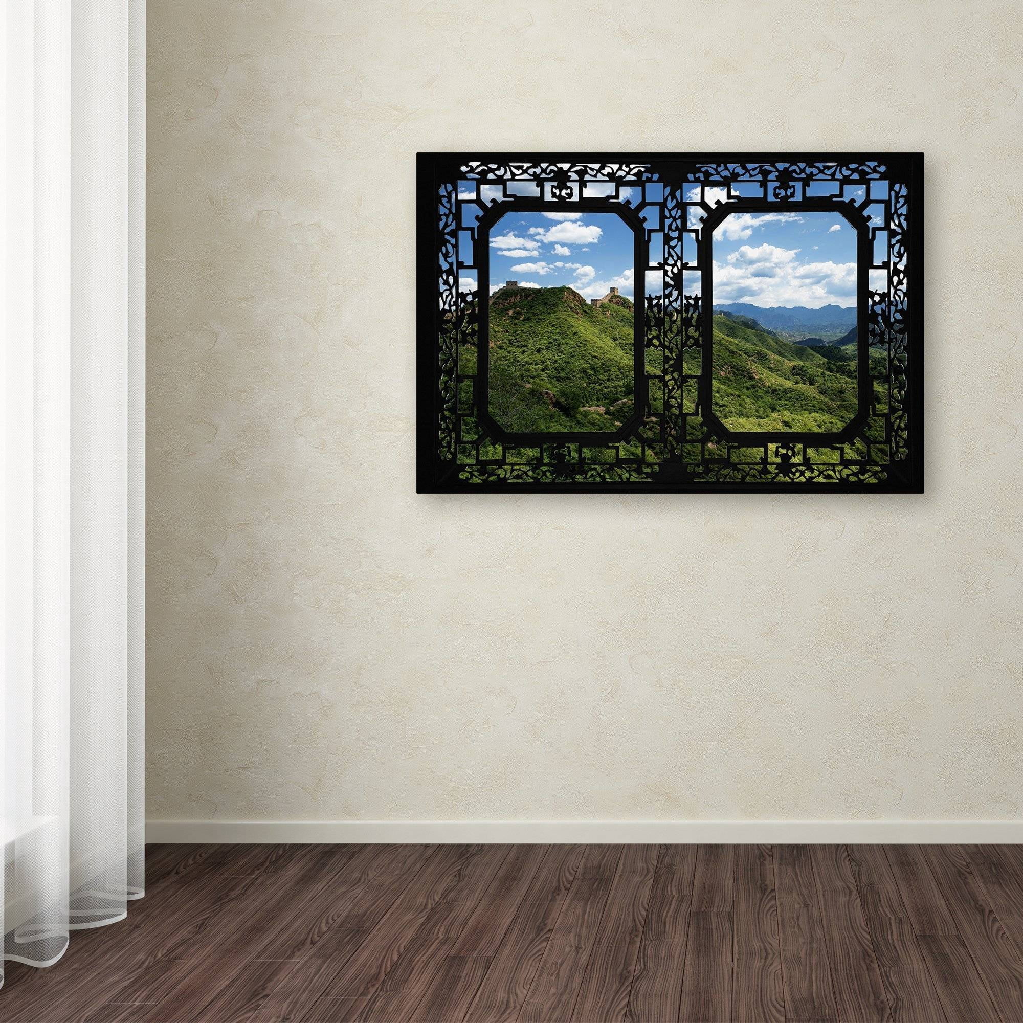 Trademark Fine Art "Window Wall" Canvas Art by Philippe Hugonnard