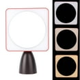 thumbnail image 1 of Espejo de maquillaje con luces, 3 de color temperatura de Ángulo Ajustable de Ángulo Mirror de escritorio LED Portátil de Rotación de Espejo de Maquillaje para viajar en el, 1 of 7