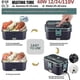 thumbnail image 3 of 60W Heated Lunch Box 1.6L Lunch Box 12V/24V/220V Electric Heated Lunch Box with Spoon and Two Compartments, 3 of 4