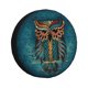 thumbnail image 1 of Fotbe Owl In Blue Funda de Llanta de Repuesto con Estampado, Engrosada, Ajuste Universal para Jeep, Remolque, RV, SUV, Camión-14 inch, 1 of 6