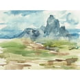 thumbnail image 2 of Wang, Melissa 32x25 White Modern Wood Framed Museum Art Print Titled - Watercolor Views I, 2 of 4