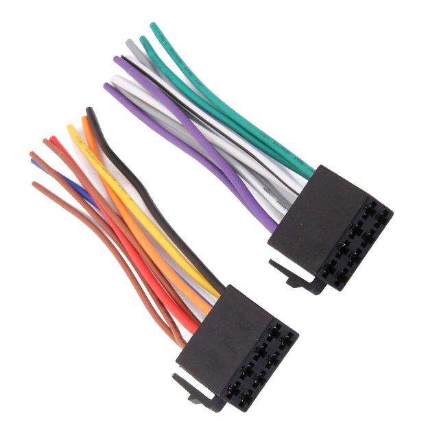de Conectores de Arnés de Cableado Esté para Reproductor Automático de Coche 2 Piezas para CUTICAT Arnés de cableado de alambre de coche
