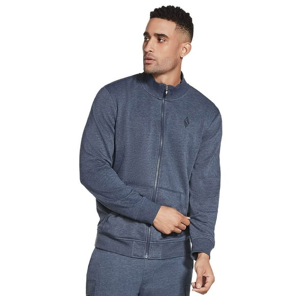Sudadera sin capucha Skechers Blue Iris para hombre, talla M