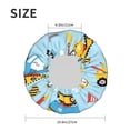 thumbnail image 6 of Easygdp Building Truck Shower Caps for Women, Double Waterproof Layers Shower Cap, Quick Drying Bath Hair Cap Reusable, 6 of 9