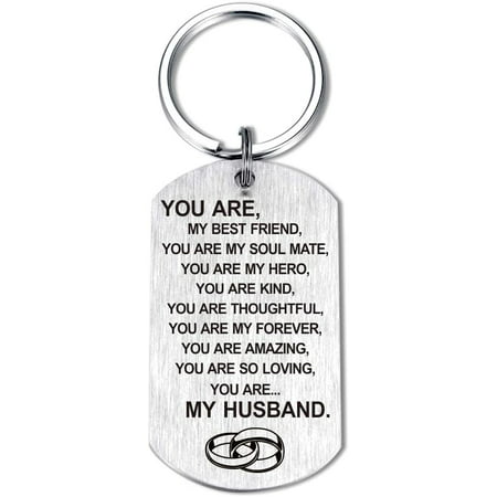 Anniversary Gifts For Husband Him Men My Husband Keychain Gift From Wife I Love You Gifts For Him Birthday Valentine Walmart Canada