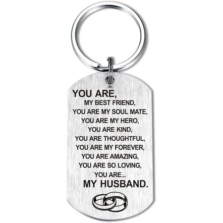 Anniversary Gifts For Husband Him Men My Husband Keychain Gift From Wife I Love You Gifts For Him Birthday Valentine Walmart Canada Anniversary Gifts For Husband Him Men My Husband Keychain Gift From Wife I Love You Gifts For Him Birthday Valentine Walmart Canada