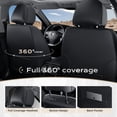 thumbnail image 5 of Coverado Car Seat Covers 2 Seats, Waterproof Faux Leather Front Seat Protectors, Auto Interior Cushions Universal Fit for Most Cars, Black&Gray, 5 of 6
