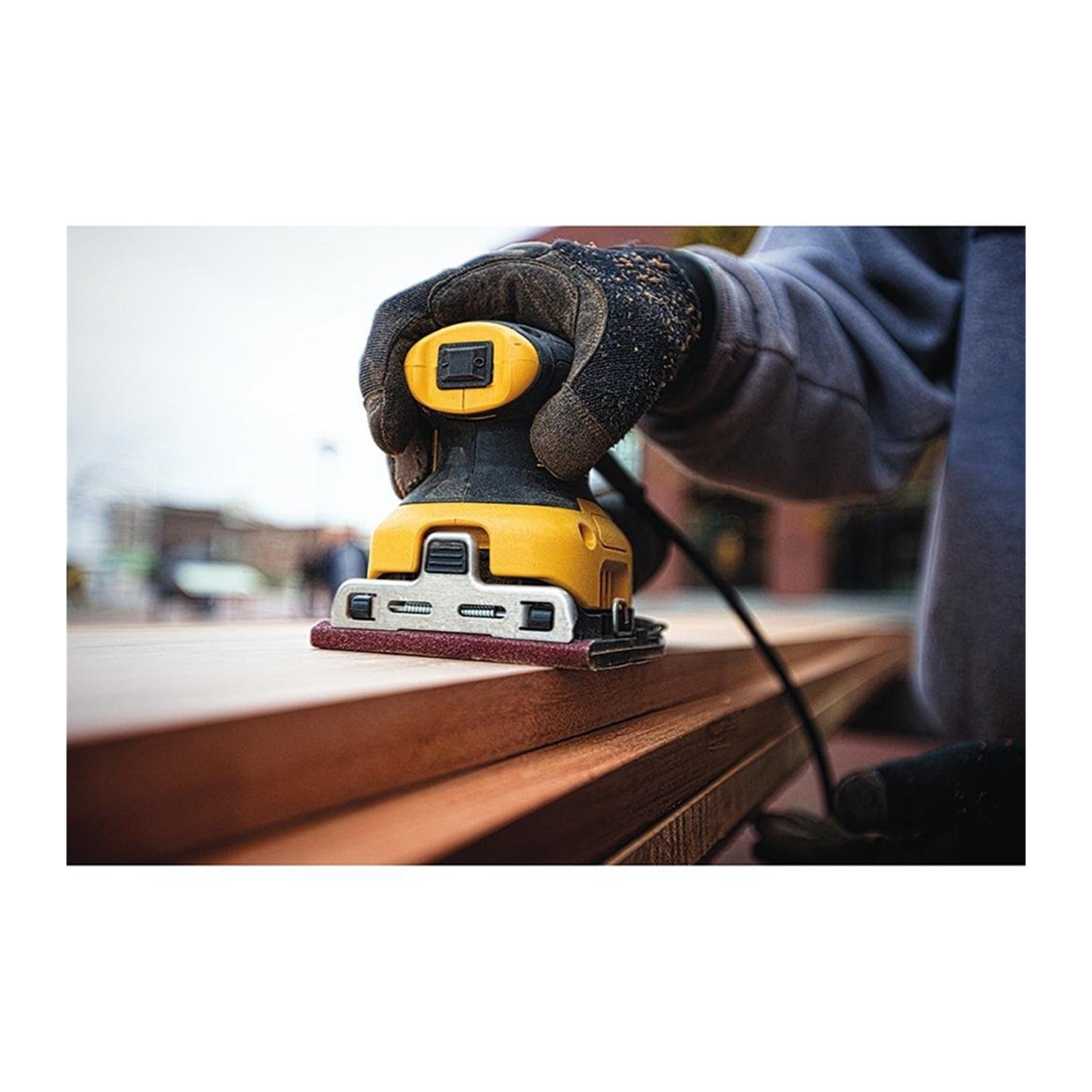 Electric Orbital Sander 1/4-Inch Sheet Handheld 230w Woodworking Electric Polishing Sandpaper Machine ,Equipment Stability