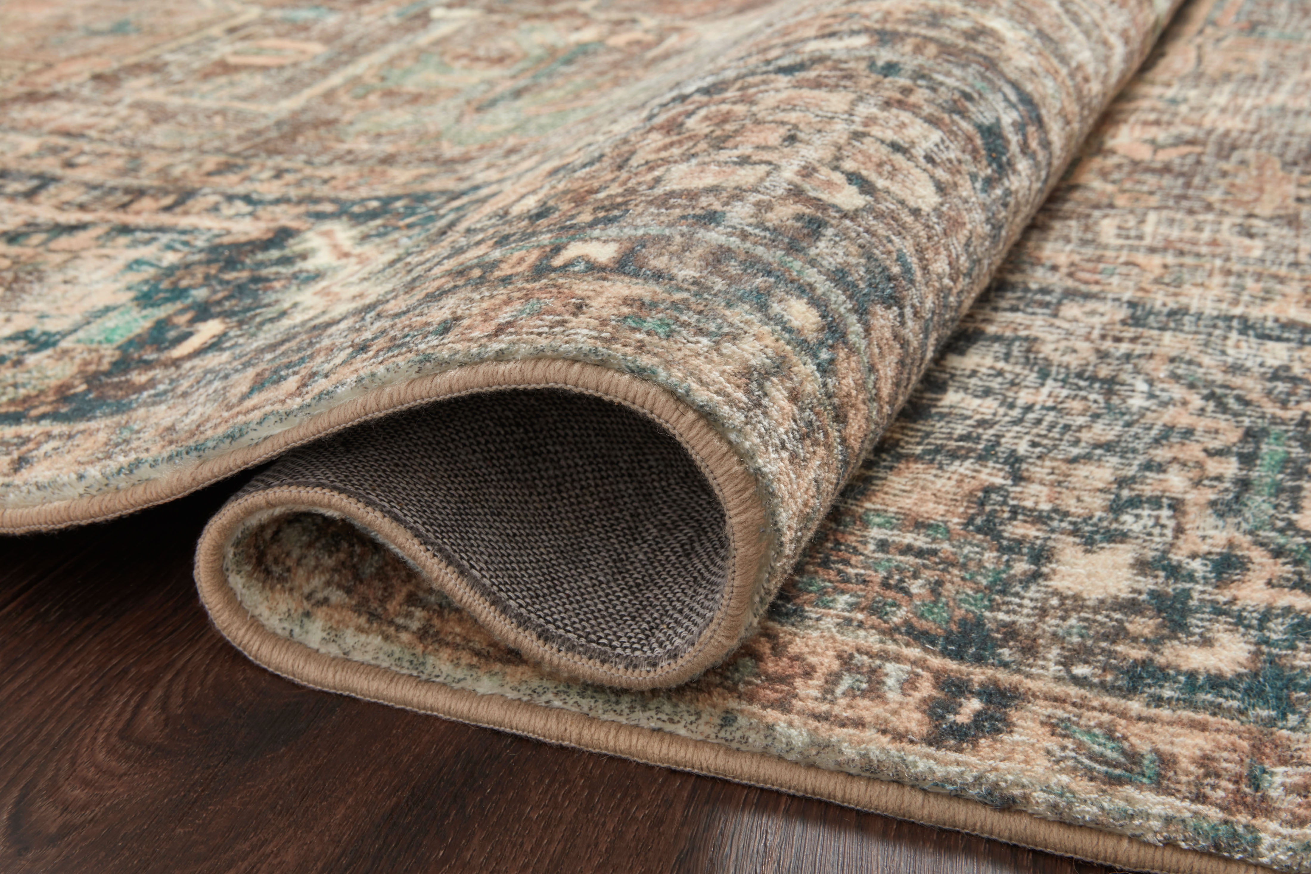Loloi MARGOT MAT-02 TERRACOTTA / LAGOON 3'-6" x 5'-6"