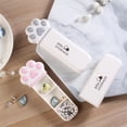 thumbnail image 4 of Mini Caja de Almacenamiento para Gatos: Organizador Portátil y Multifuncional de Rejillas para Medicamentos, Joyas y Artículos Pequeños, Color Rosa, 4 of 5