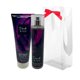 thumbnail image 1 of Bath & Body Works DARK KISS Set de regalo de 2 piezas con un lazo rojo para días festivos y regalos: niebla de fragancia fina y crema corporal de máxima hidratación, 1 of 5