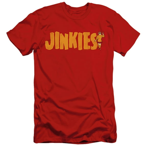 Scooby Doo Jinkies Adult 30/1 T-Shirt Red