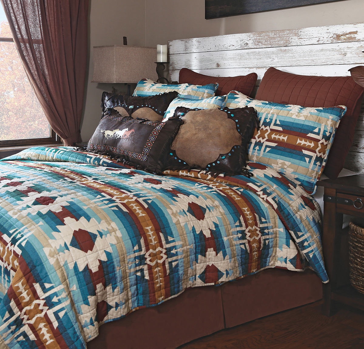 Earth Sky Quilt Bed Set King