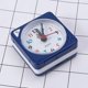 thumbnail image 3 of Square Quartz Clock Mini Blue Alarm Clock for Time Display Portable, 3 of 4