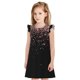 thumbnail image 1 of Fotbe Rose Gold Glitter1 Vestido de Dormir para Niñas de 3 a 10 Años, Mangas Cortas, Estilo Princesa, Pijama Camisón con Mangas Voladas-Small, 1 of 6