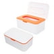 thumbnail image 3 of Dispensador de toallitas húmedas, 2 unidades, soporte para toallitas, caja de pañuelos rellenable, estuches para guardar toallitas húmedas, 3 of 7