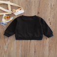 thumbnail image 4 of Nouveau-né Garçon Fille Col Rond Sweat-Shirt Imprimé Lettre Pull à Manches Longues Vêtements d'Automne, 4 of 7
