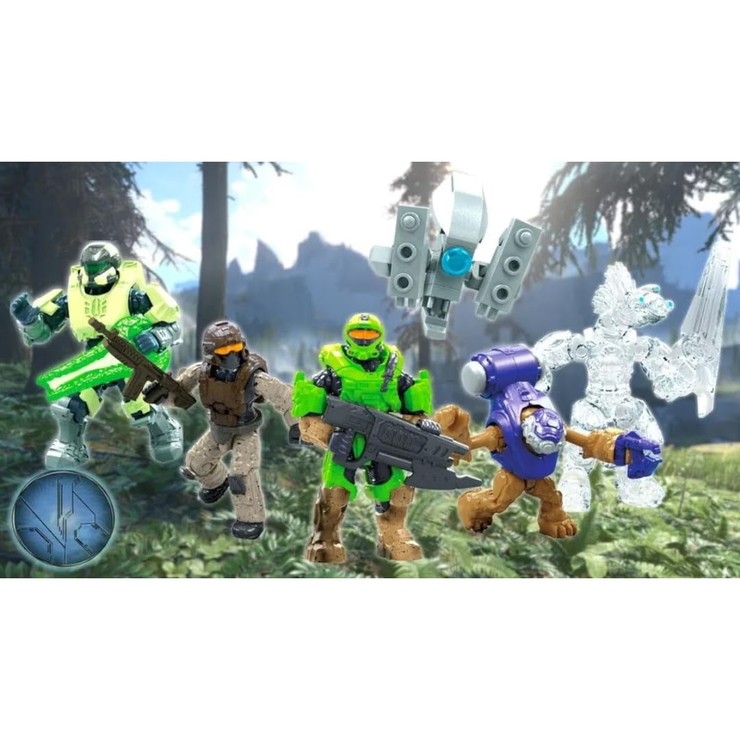 Mega Construx Halo Infinite Series 4 Mini Figures Blind Bags Complete Set of 6 Packs
