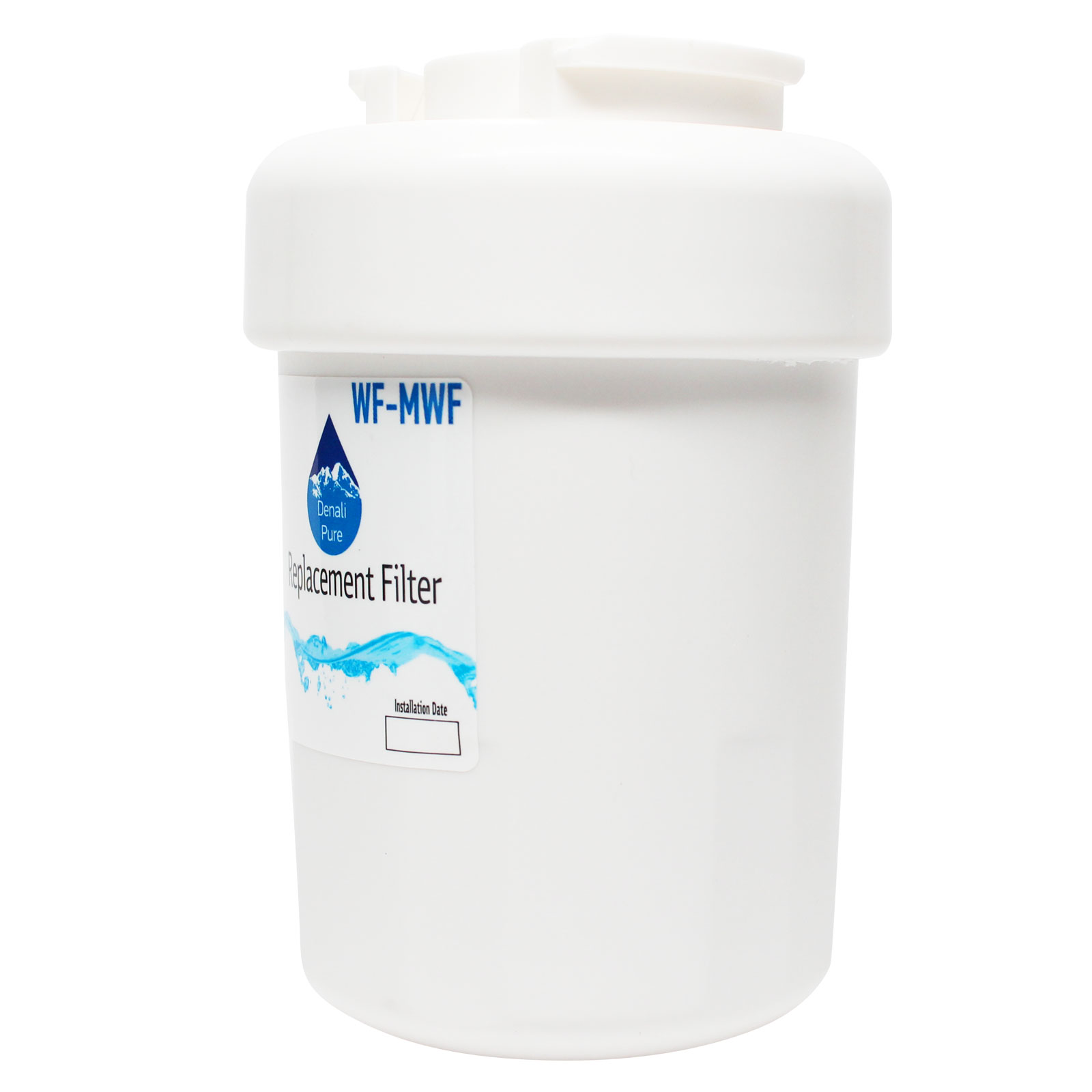 Replacement General Electric GSS25QGSCBB Refrigerator Water Filter - Compatible General Electric MWF, MWFP Fridge Water Filter Cartridge - Denali Pure Brand - image 3 of 3