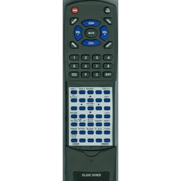 Replacement Remote for VIEWSONIC A00009245, A00009245, A00009526, A00009526, RTA00009245
