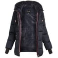 thumbnail image 2 of Jessica Simpson Women's Winter Jacket – Sherpa Lined Puffer Parka Windbreaker Coat (S-XL, 2 of 7