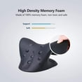 thumbnail image 3 of Neck Stretcher for Neck Pain Relief, Neck and Shoulder Relaxer Cervical Neck Traction Device Pillow for TMJ Pain Relief and Muscle Relax, Cervical Spine Alignment Chiropractic Pillow (Black), 3 of 5