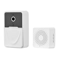 thumbnail image 1 of Visual Door Bell inalámbrico Cámara Visual timbre de seguridad inteligente con visión nocturna Audio Tomshoo Timbre visual, 1 of 7