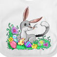 thumbnail image 4 of Inktastic Easter Bilby with Eggs and Flowers Boys or Girls Baby Bib, 4 of 4