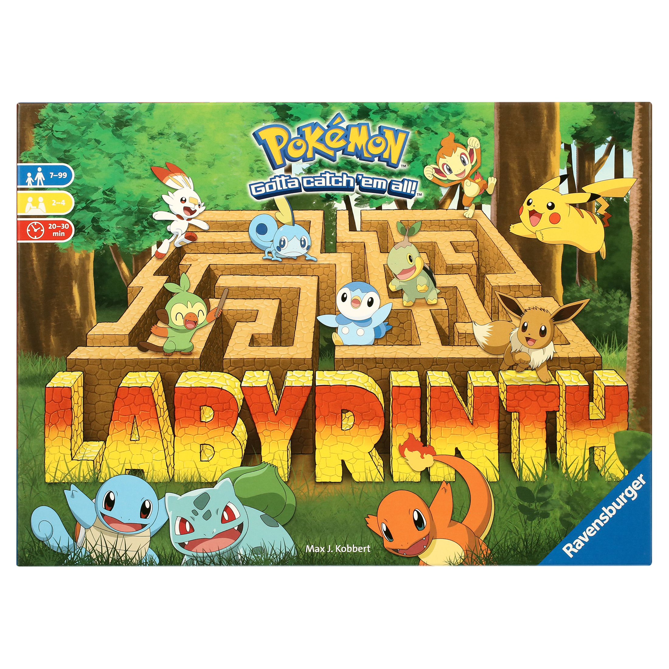 Ravensburger Pokemon Labyrinth Board Game, Children to Adult Ages 7+