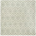 thumbnail image 2 of SAFAVIEH Chatham Graham Geometric Wool Area Rug, Gray/Ivory, 7' x 7' Square, 2 of 8